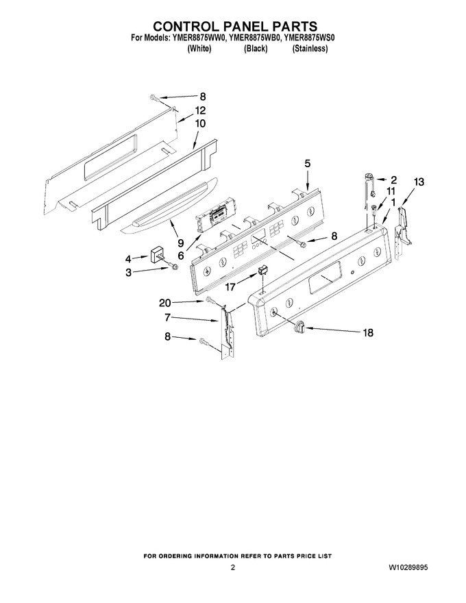 Diagram for YMER8875WB0