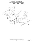 Diagram for 02 - Control Panel Parts