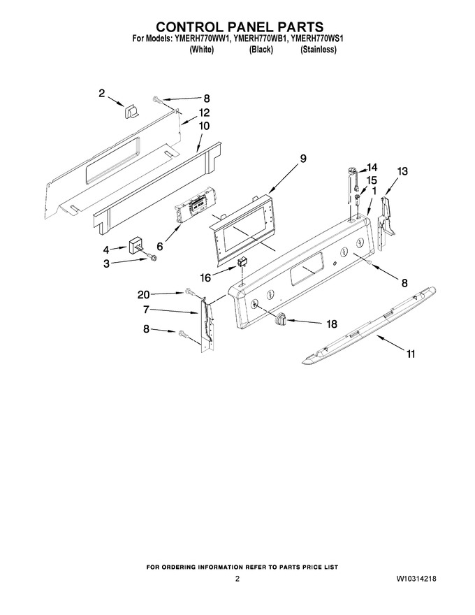 Diagram for YMERH770WB1