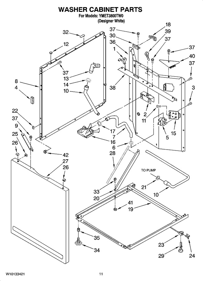 Diagram for YMET3800TW0