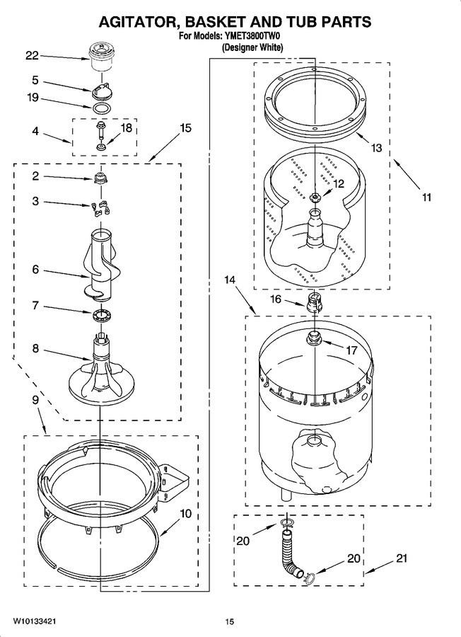 Diagram for YMET3800TW0