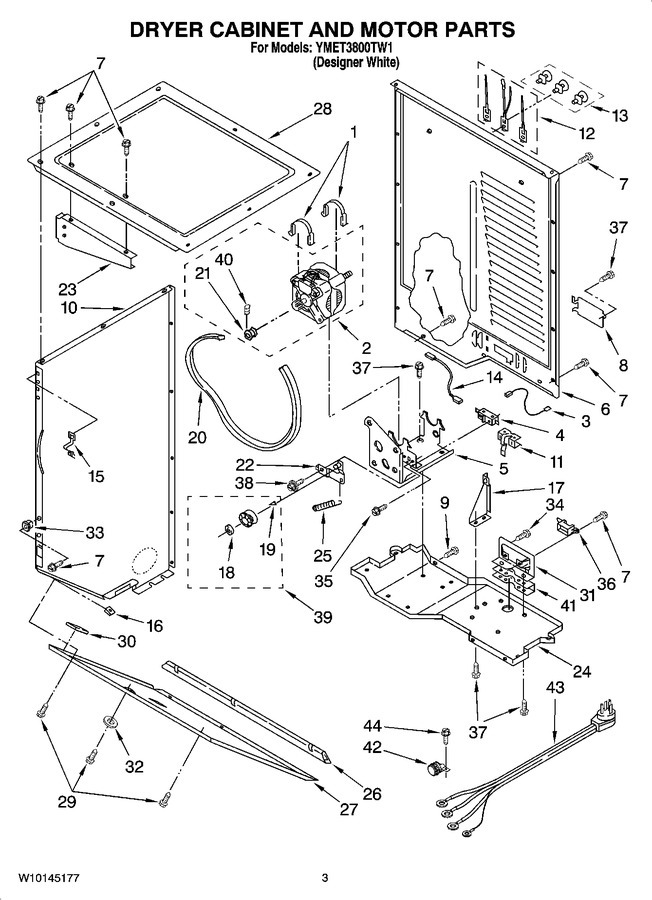 Diagram for YMET3800TW1