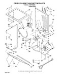 Diagram for 03 - Dryer Cabinet And Motor Parts