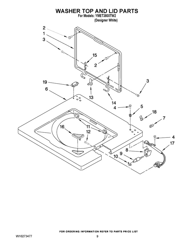 Diagram for YMET3800TW2