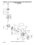 Diagram for 08 - Brake, Clutch, Gearcase, Motor And Pump Parts