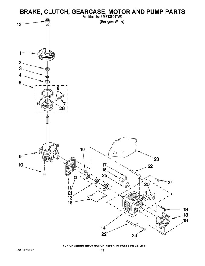 Diagram for YMET3800TW2