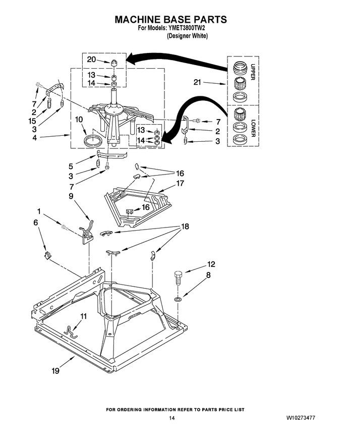 Diagram for YMET3800TW2