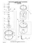 Diagram for 10 - Agitator, Basket And Tub Parts