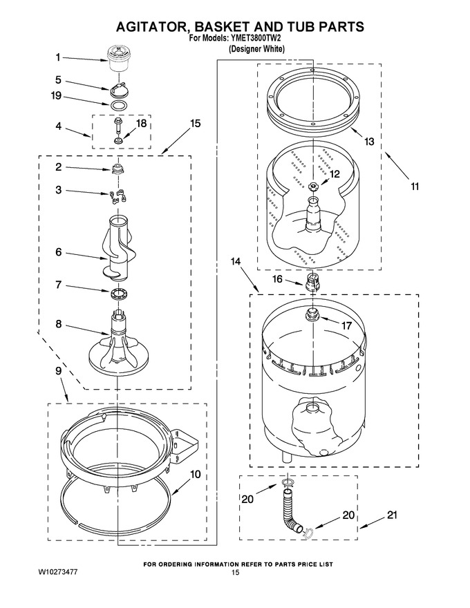 Diagram for YMET3800TW2