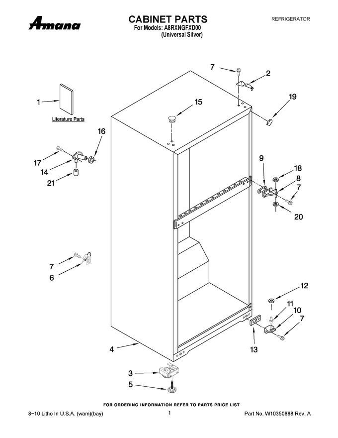Diagram for A8RXNGFXD00