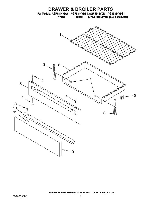 Diagram for AGR5844VDS1