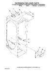 Diagram for 02 - Refrigerator Liner Parts