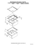 Diagram for 03 - Refrigerator Shelf Parts