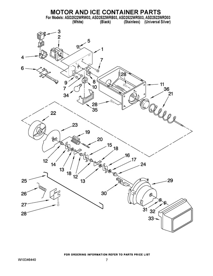 Diagram for ASD2522WRD03