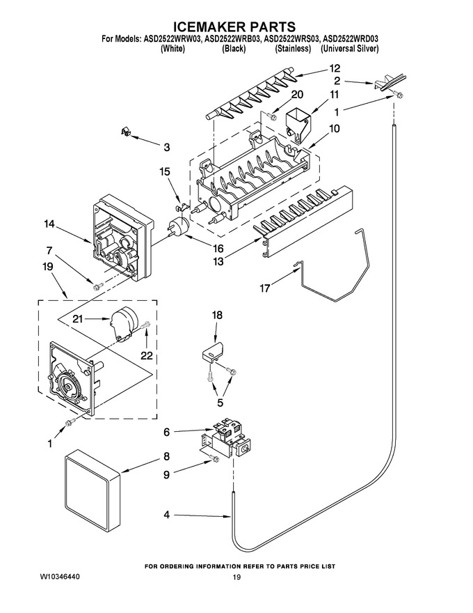 Diagram for ASD2522WRW03