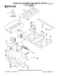 Diagram for 01 - Cooktop, Burner And Grate Parts