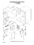 Diagram for 02 - Refrigerator Liner Parts