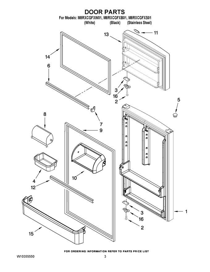 Diagram for M8RXCGFXW01