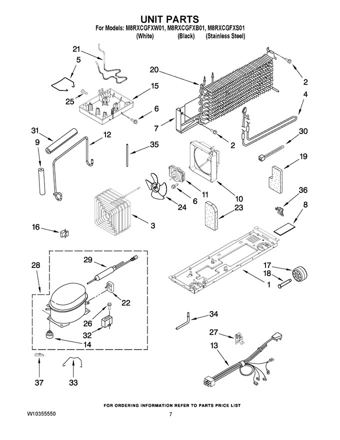 Diagram for M8RXCGFXW01