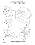 Diagram for 02 - Freezer Liner Parts