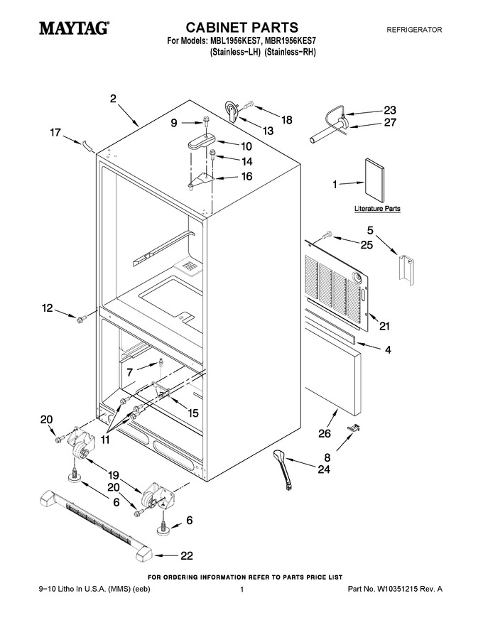 Diagram for MBR1956KES7