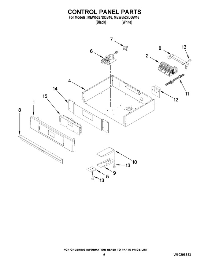 Diagram for MEW5527DDW16