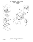 Diagram for 09 - 30`` Internal Oven Parts