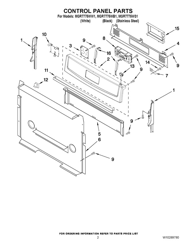 Diagram for MGR7775WB1