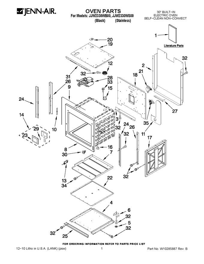 Diagram for JJW2330WS00