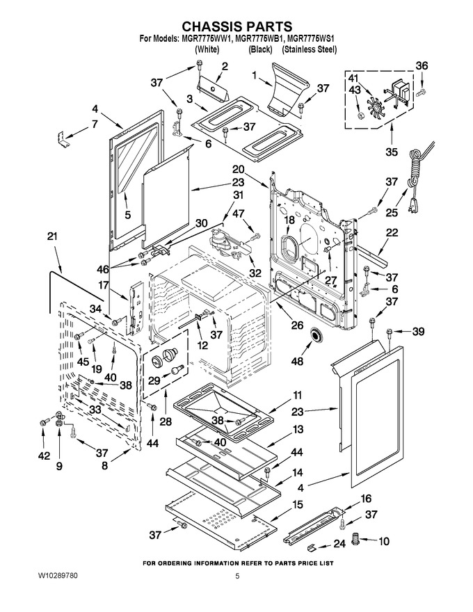 Diagram for MGR7775WS1