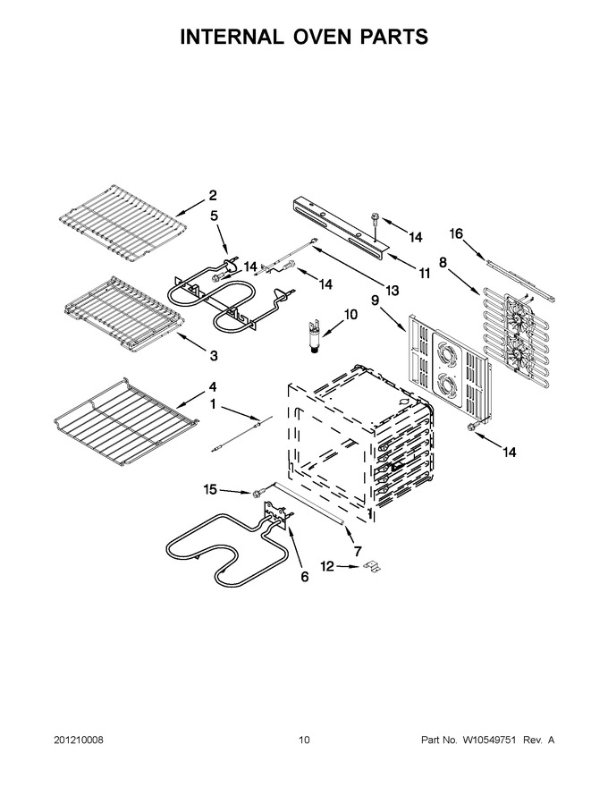 Diagram for JJW3830WP02