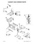 Diagram for 05 - Cabinet And Stirrer Parts