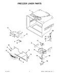 Diagram for 03 - Freezer Liner Parts