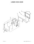 Diagram for 04 - Lower Oven Door