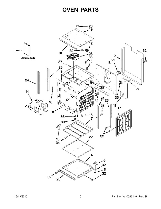 Diagram for JJW2430WP00