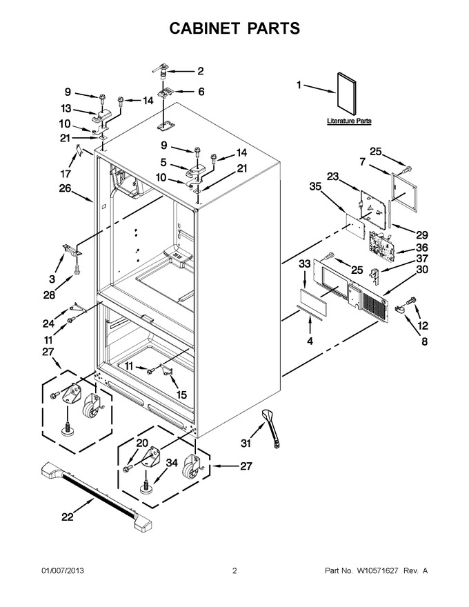 Diagram for MFI2665XEW7
