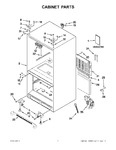 Diagram for 01 - Cabinet Parts