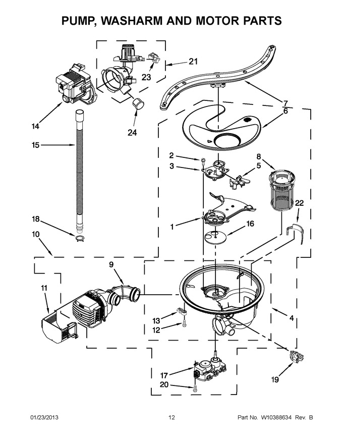 Diagram for JDB3650AWF4