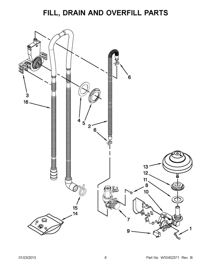 Diagram for JDB3650AWF5