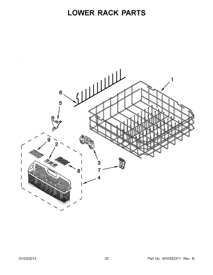 Diagram for JDB3650AWR5