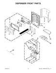Diagram for 08 - Dispenser Front Parts