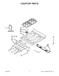 Diagram for 01 - Cooktop Parts