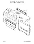 Diagram for 02 - Control Panel Parts