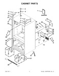 Diagram for 01 - Cabinet Parts