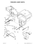 Diagram for 06 - Freezer Liner Parts