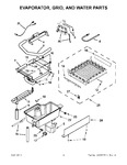 Diagram for 02 - Evaporator, Grid, And Water Parts