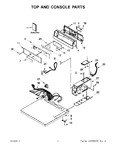 Diagram for 01 - Top And Console Parts