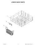 Diagram for 10 - Lower Rack Parts