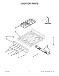 Diagram for 01 - Cooktop Parts