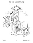 Diagram for 01 - Top And Cabinet Parts